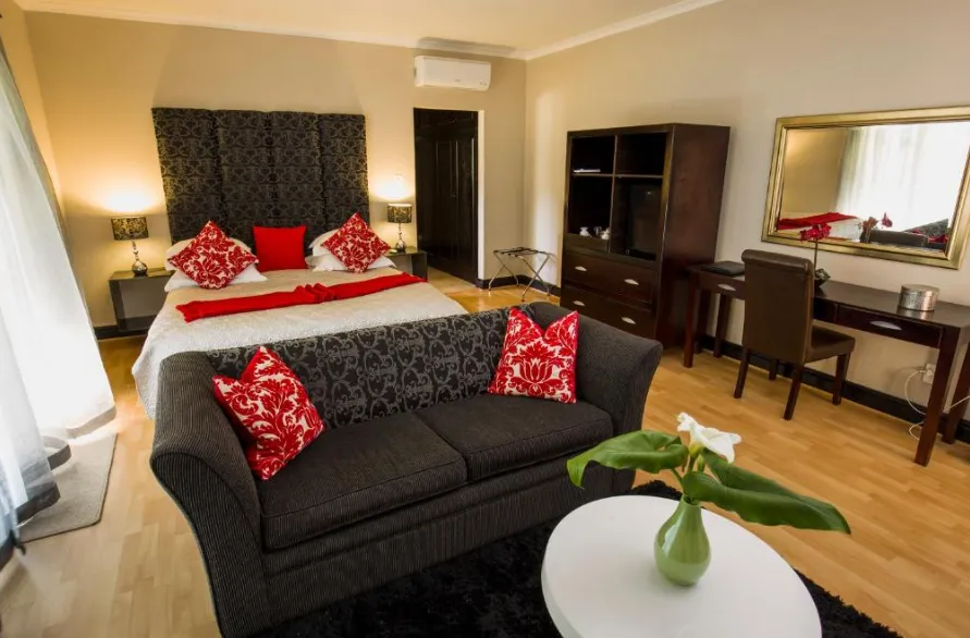 Example bedroom and seating area at Southern Light