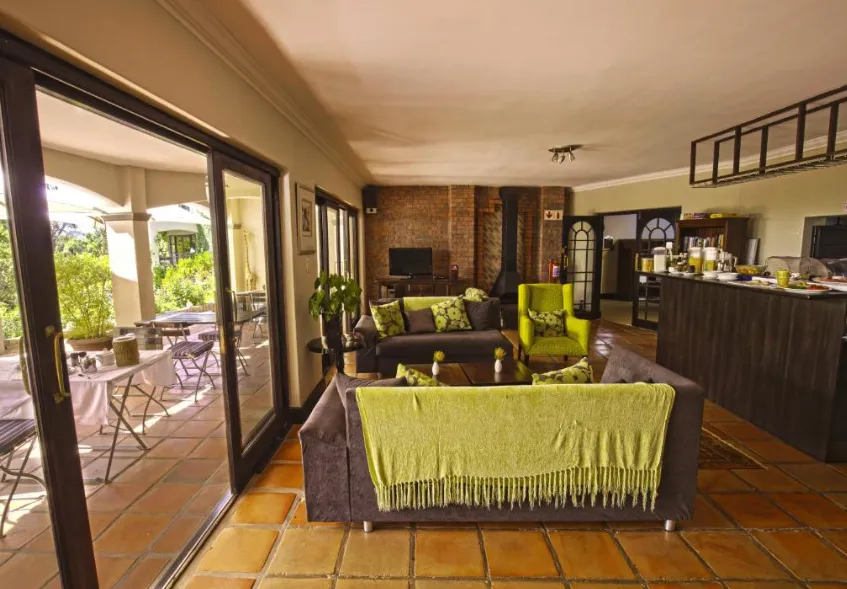 Southern Light shared lounge with seating beside the terrace